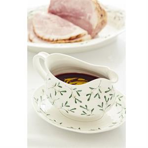 Sophie Conran for Portmeirion Mistletoe 1 Pint Sauce Boat and Stand